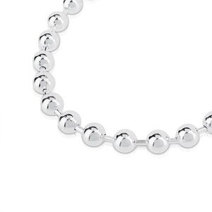 TOUS Sterling Silver Bracelet for Women. Length: 5mm. x 18cm Basics Collection